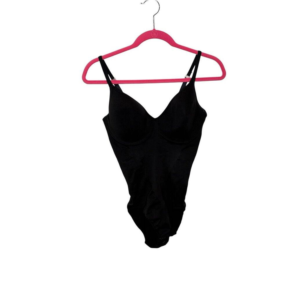 Barely There Black Control Bodybriefer Shapewear Women's Size 34C EUC